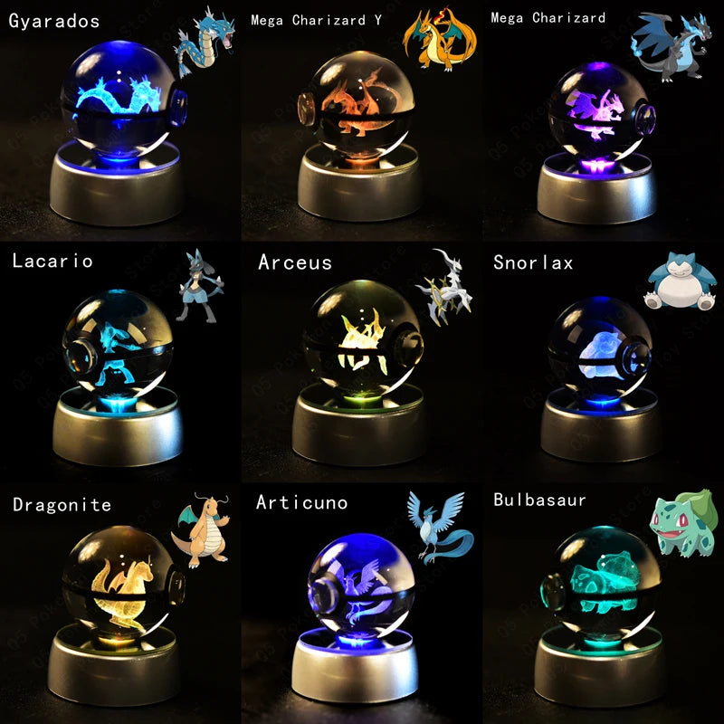 Esfera de Cristal 3D Pokémon